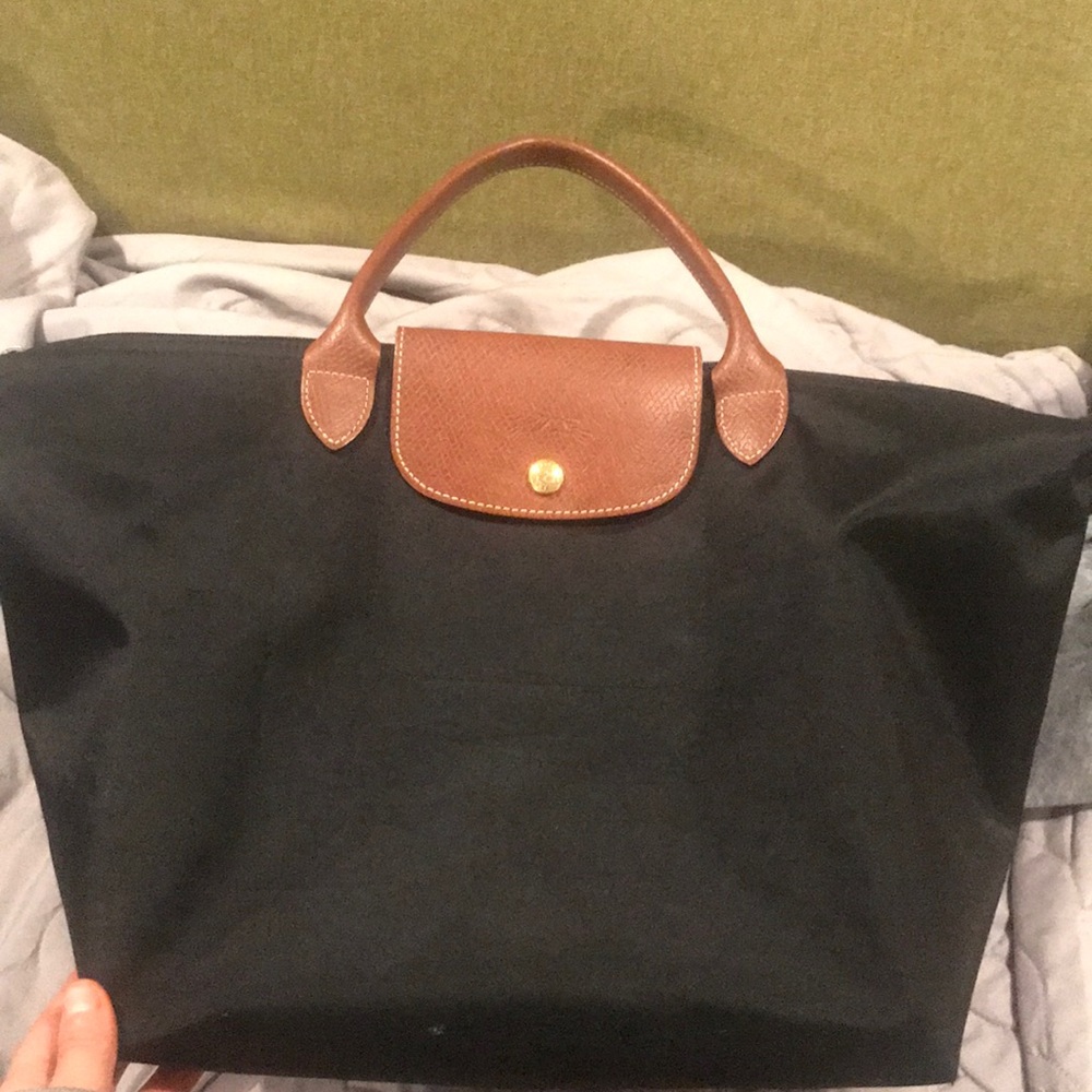 Lonchamp large black tote